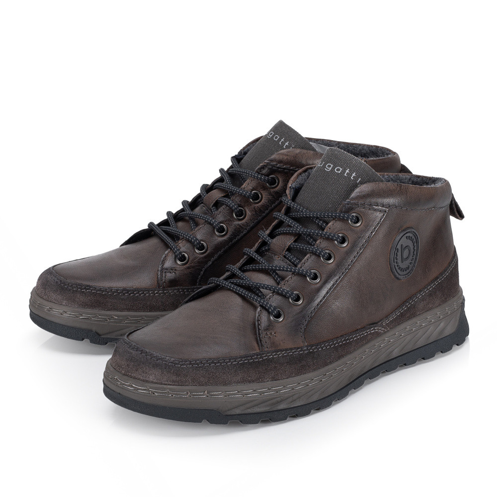 detail Pánská kotníková obuv BUGATTI 325-79438-3500-1100 šedá W5