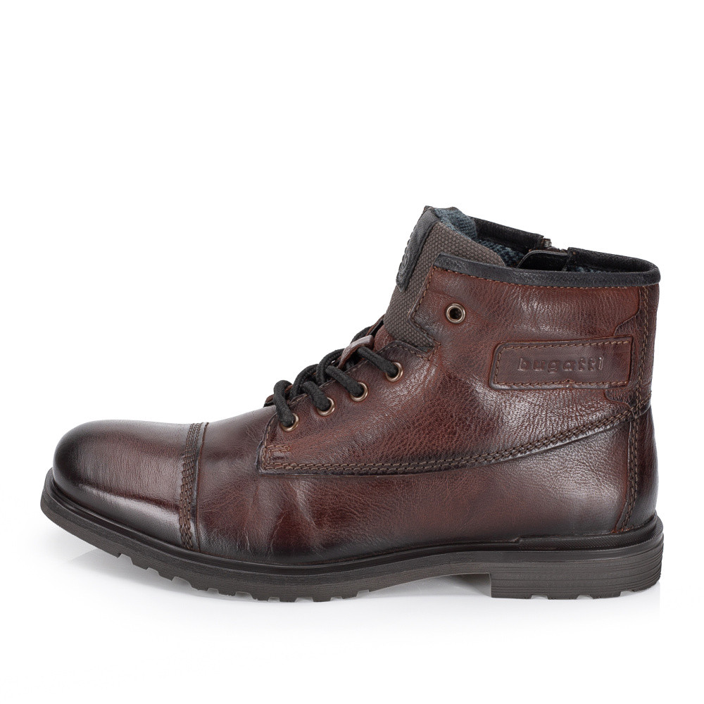 detail Pánská kotníková obuv BUGATTI 325-A0U3T-3500-6100 hnědá W5