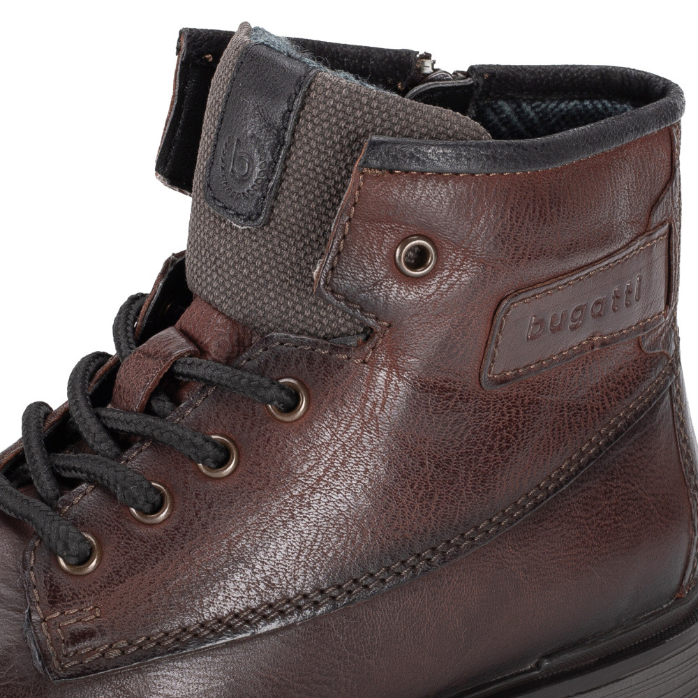 detail Pánská kotníková obuv BUGATTI 325-A0U3T-3500-6100 hnědá W5