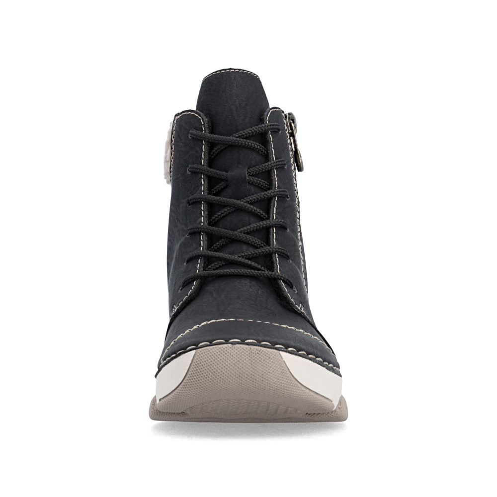 detail Dámská kotníková obuv RIEKER 45931-00   BLACK   H/W6