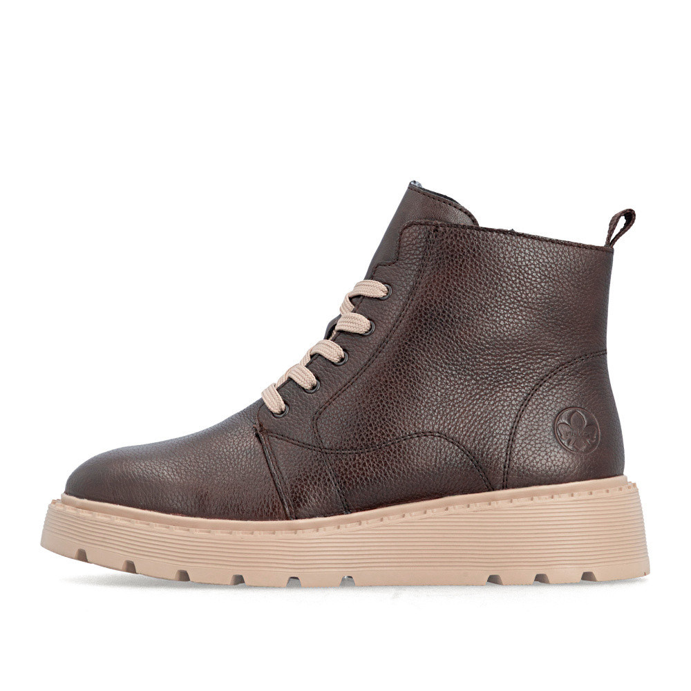 detail Dámská kotníková obuv RIEKER 70405-25   BROWN   H/W6