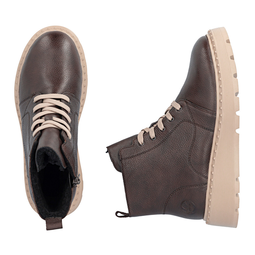 detail Dámská kotníková obuv RIEKER 70405-25   BROWN   H/W6