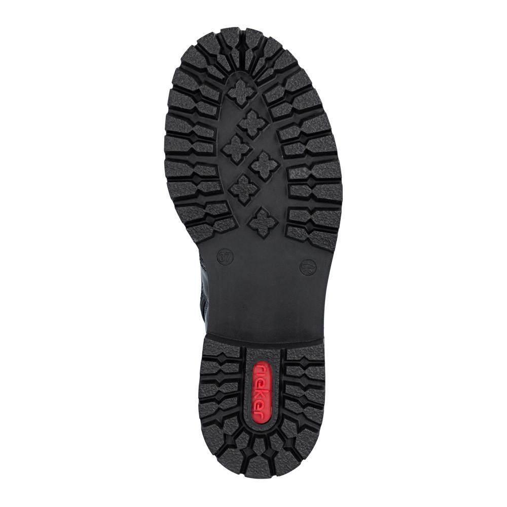 detail Dámská kotníková obuv RIEKER 72631-01   BLACK   H/W6
