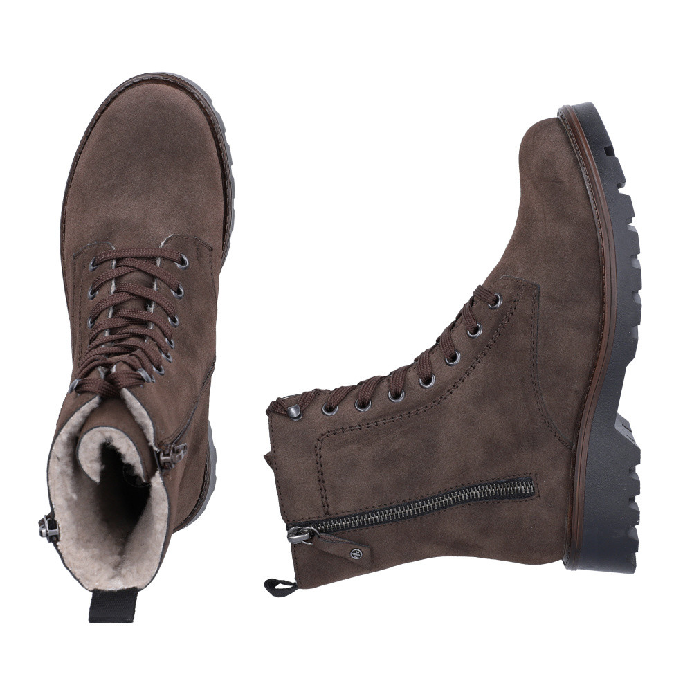 detail Dámská kotníková obuv RIEKER 73210-25   BROWN   H/W6