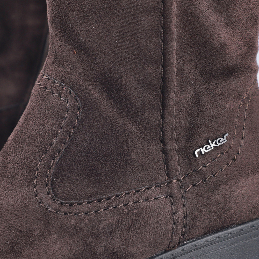 detail Dámská kotníková obuv RIEKER 74581-25 hnědá W6