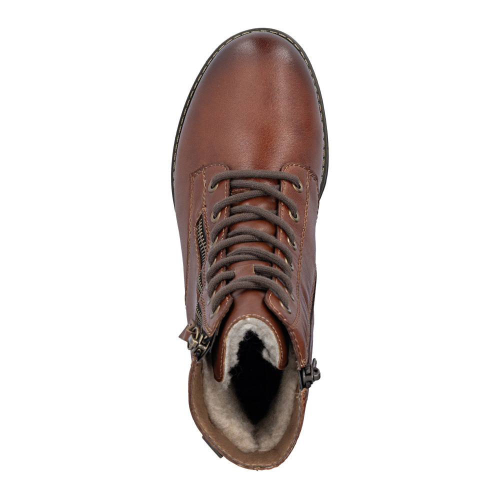 detail Dámská kotníková obuv RIEKER 74805-22   BROWN   H/W6