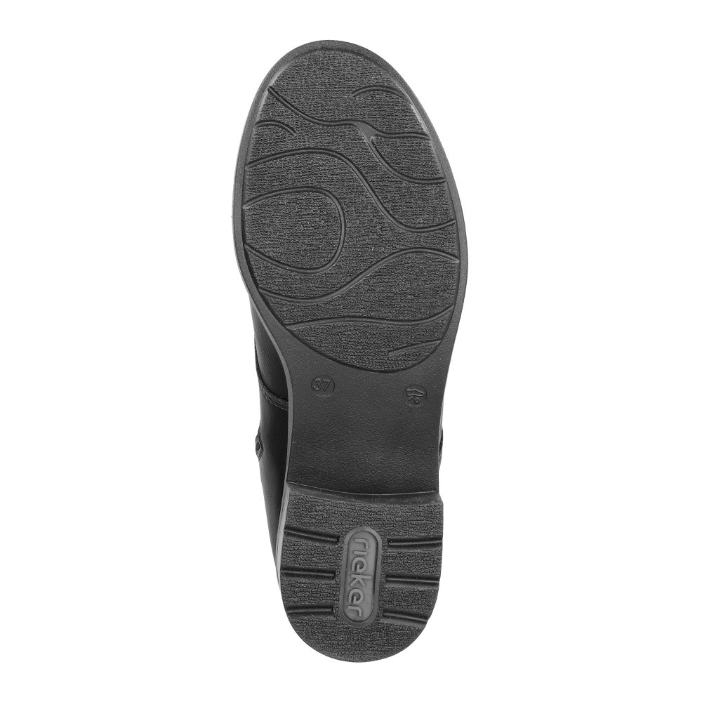 detail Dámská kotníková obuv RIEKER 75433-00 černá W6