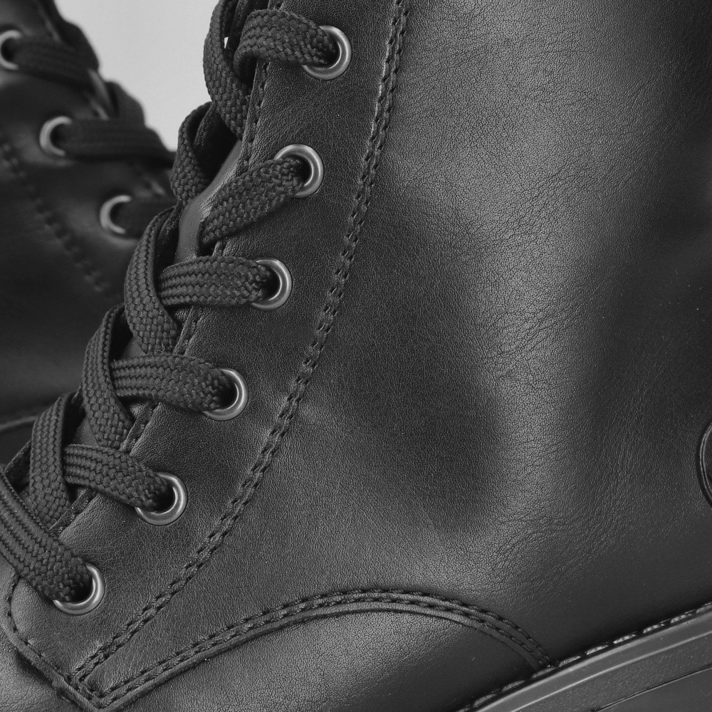 detail Dámská kotníková obuv RIEKER 75433-00 černá W6