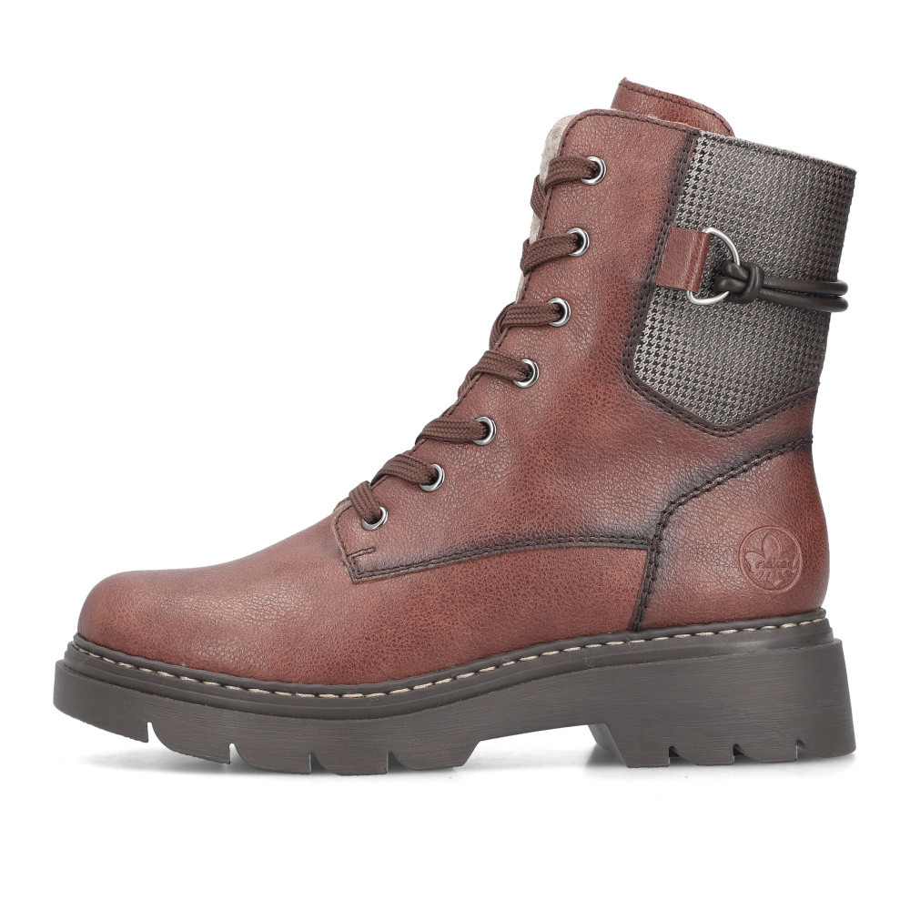 detail Dámská kotníková obuv RIEKER 76724-25   BROWN   H/W6