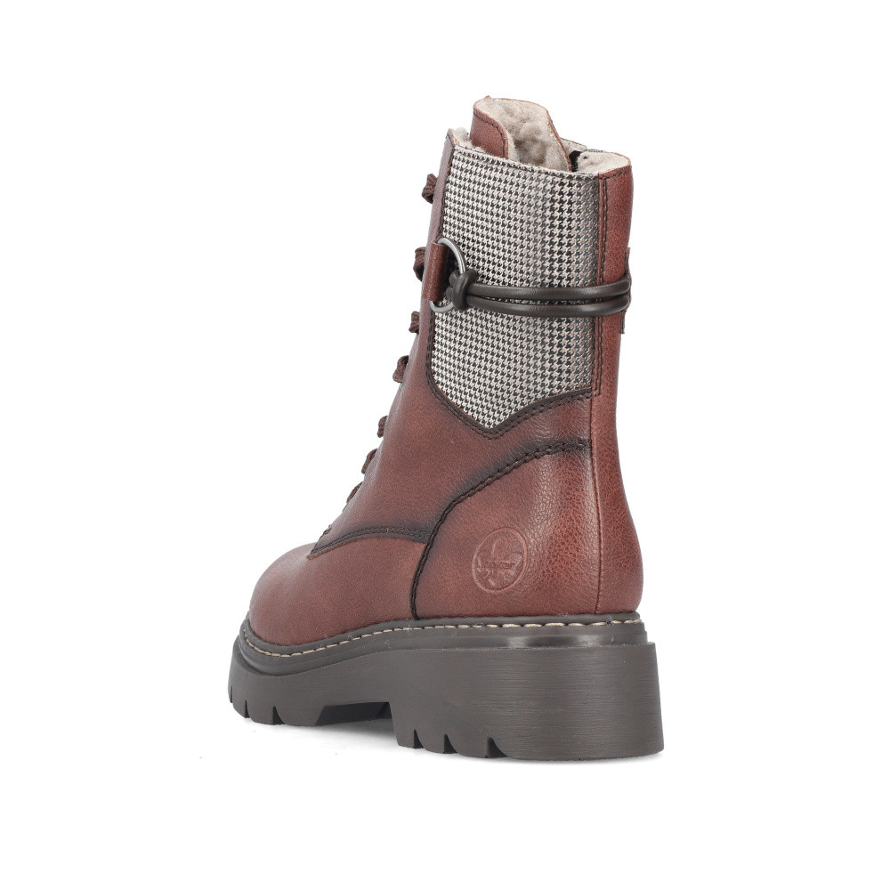 detail Dámská kotníková obuv RIEKER 76724-25   BROWN   H/W6