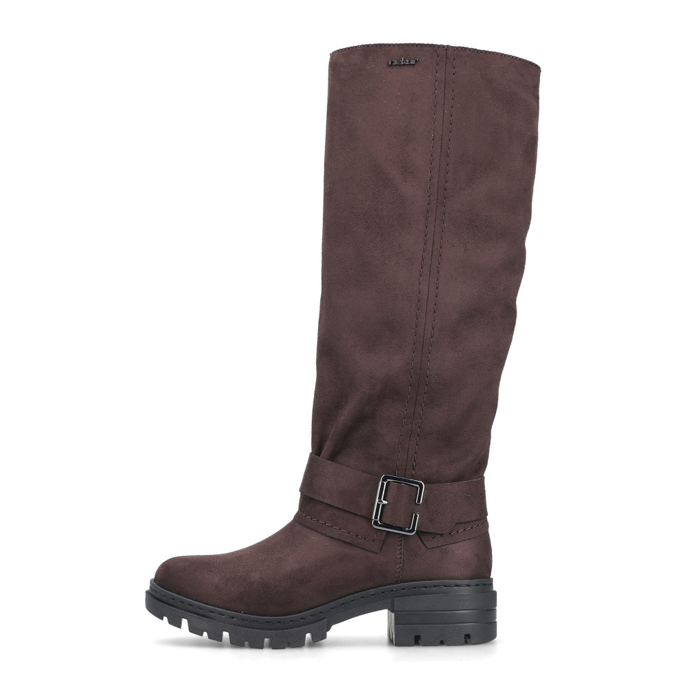 detail Dámské kozačky RIEKER 76892-25 hnědá W6