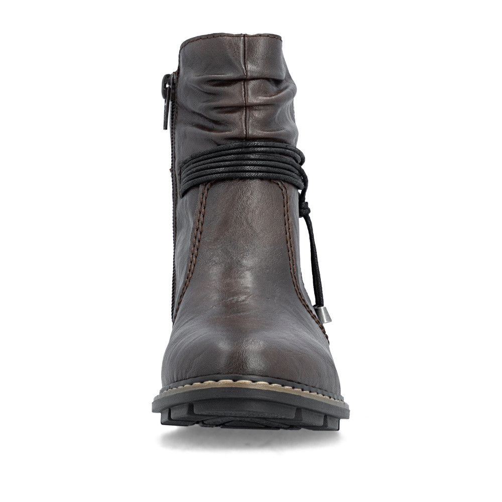 detail Dámská kotníková obuv RIEKER 77263-25   BROWN   H/W6