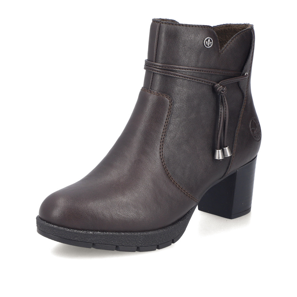 detail Dámská kotníková obuv RIEKER 77667-25   BROWN   H/W6