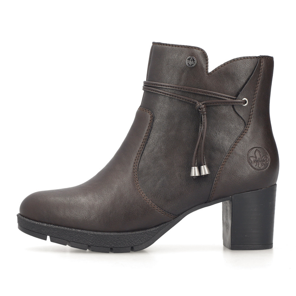 detail Dámská kotníková obuv RIEKER 77667-25   BROWN   H/W6