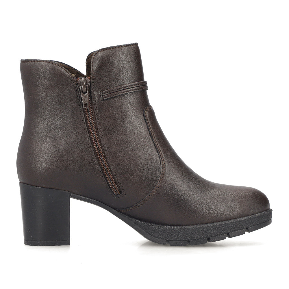 detail Dámská kotníková obuv RIEKER 77667-25   BROWN   H/W6