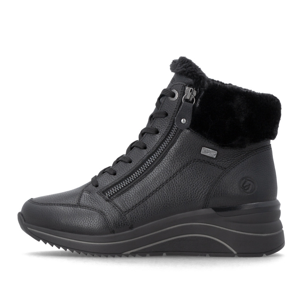 detail Dámská kotníková obuv REMONTE D0T77-00   BLACK   H/W6