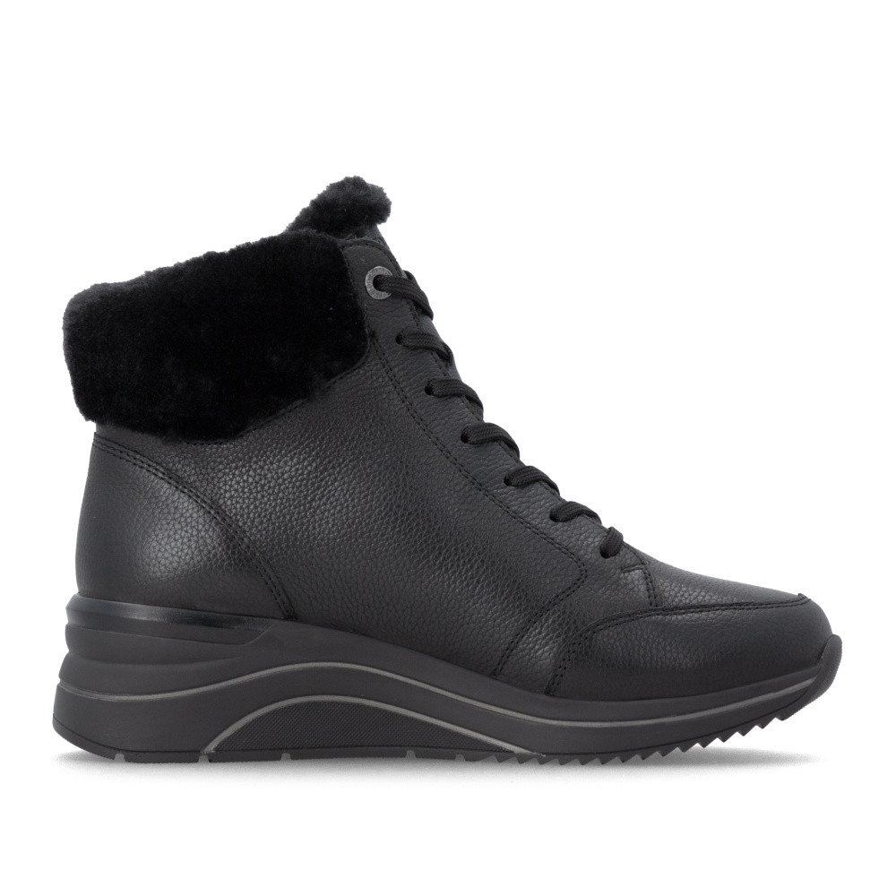 detail Dámská kotníková obuv REMONTE D0T77-00   BLACK   H/W6