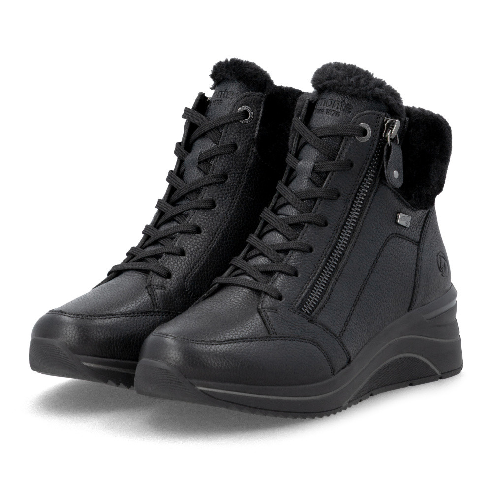 detail Dámská kotníková obuv REMONTE D0T77-00   BLACK   H/W6