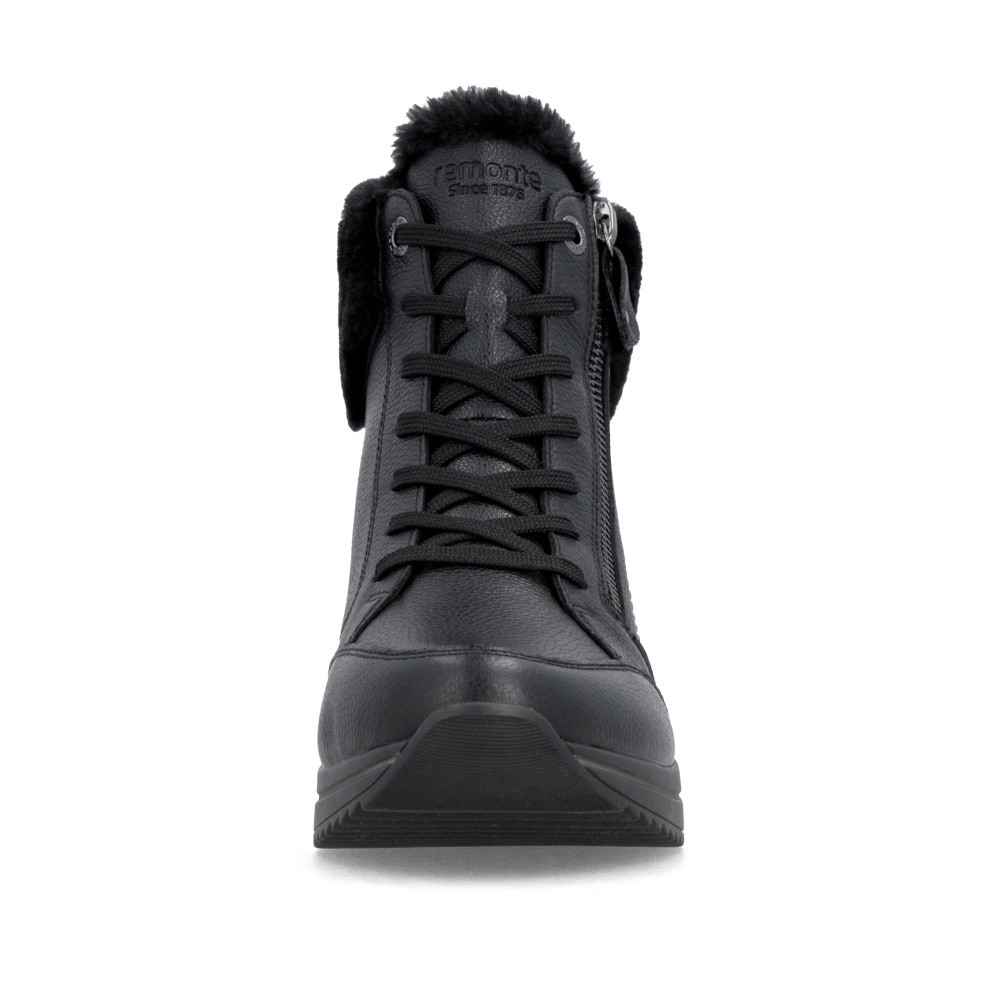 detail Dámská kotníková obuv REMONTE D0T77-00   BLACK   H/W6
