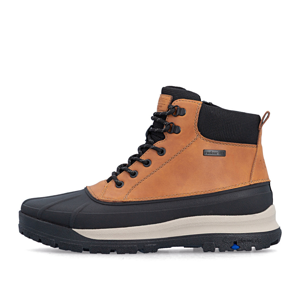 detail Pánská kotníková obuv RIEKER 30302-20   BEIGE   H/W6