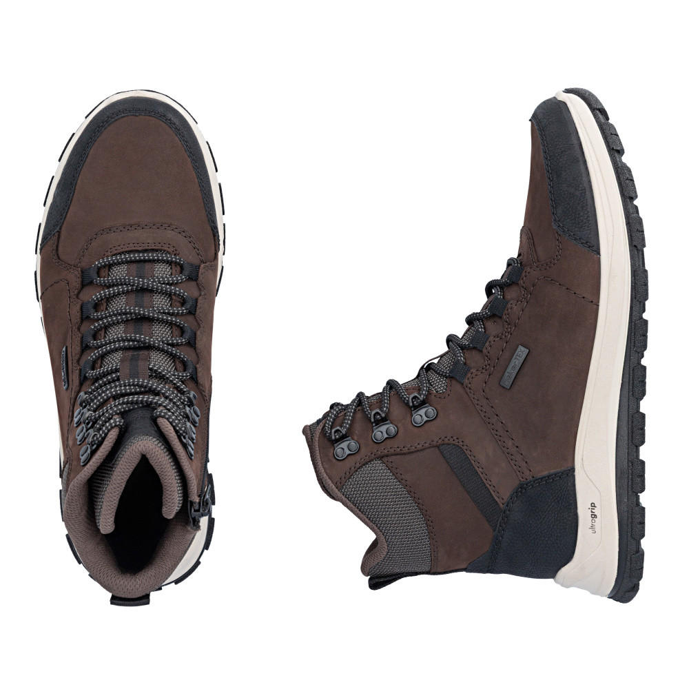 detail Pánská kotníková obuv RIEKER B8122-25   BROWN   H/W6