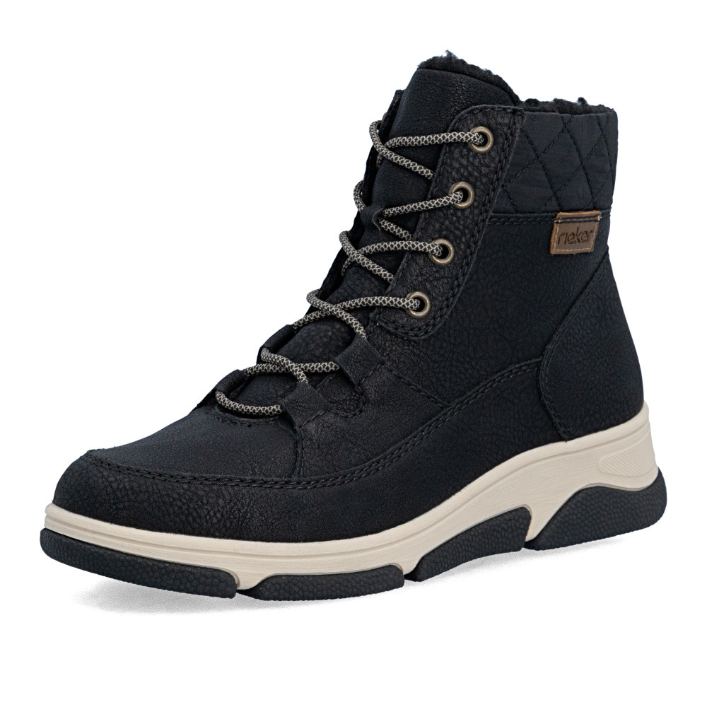 detail Dámská kotníková obuv RIEKER L5603-00   BLACK   H/W6