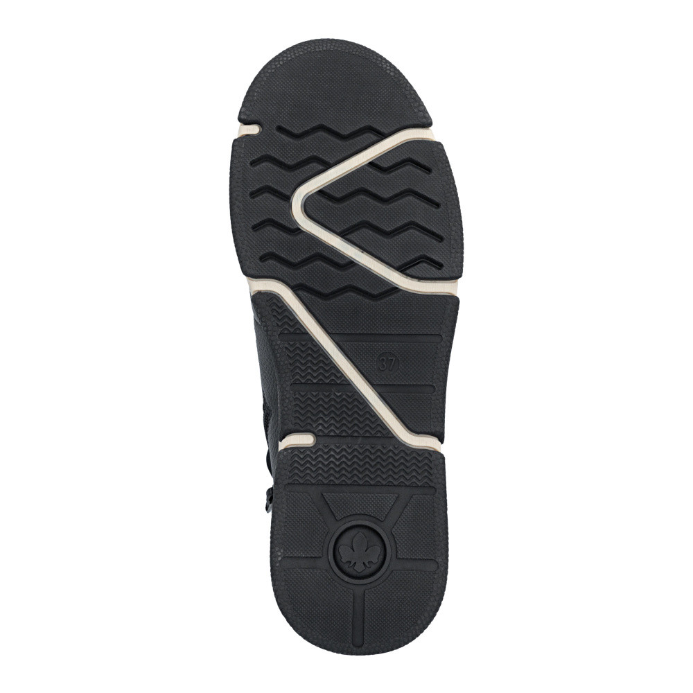 detail Dámská kotníková obuv RIEKER L5651-01   BLACK   H/W6