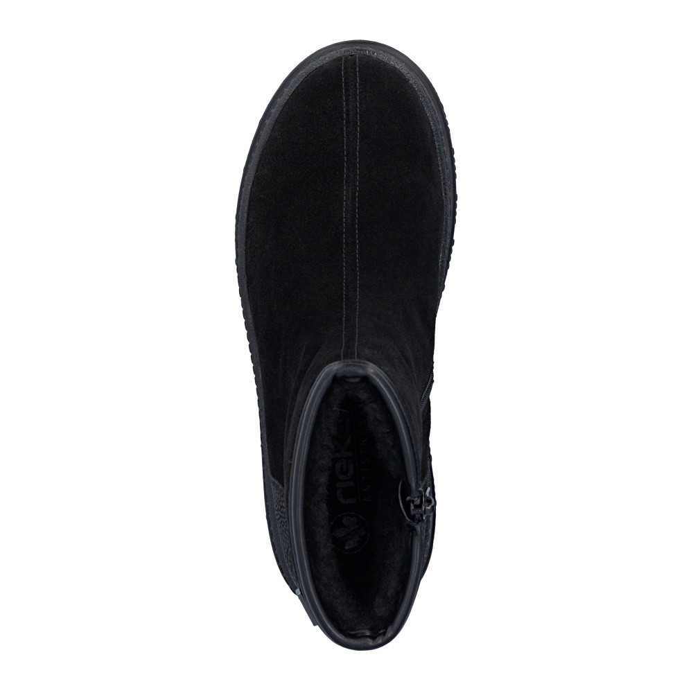 detail Dámská kotníková obuv RIEKER X8253-00   BLACK   H/W6