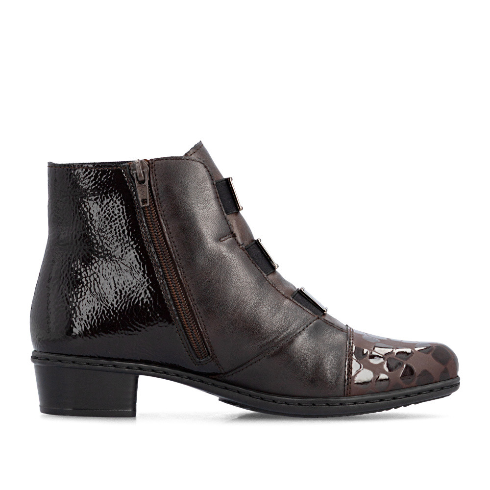 detail Dámská kotníková obuv RIEKER Y0764-26 hnědá W6