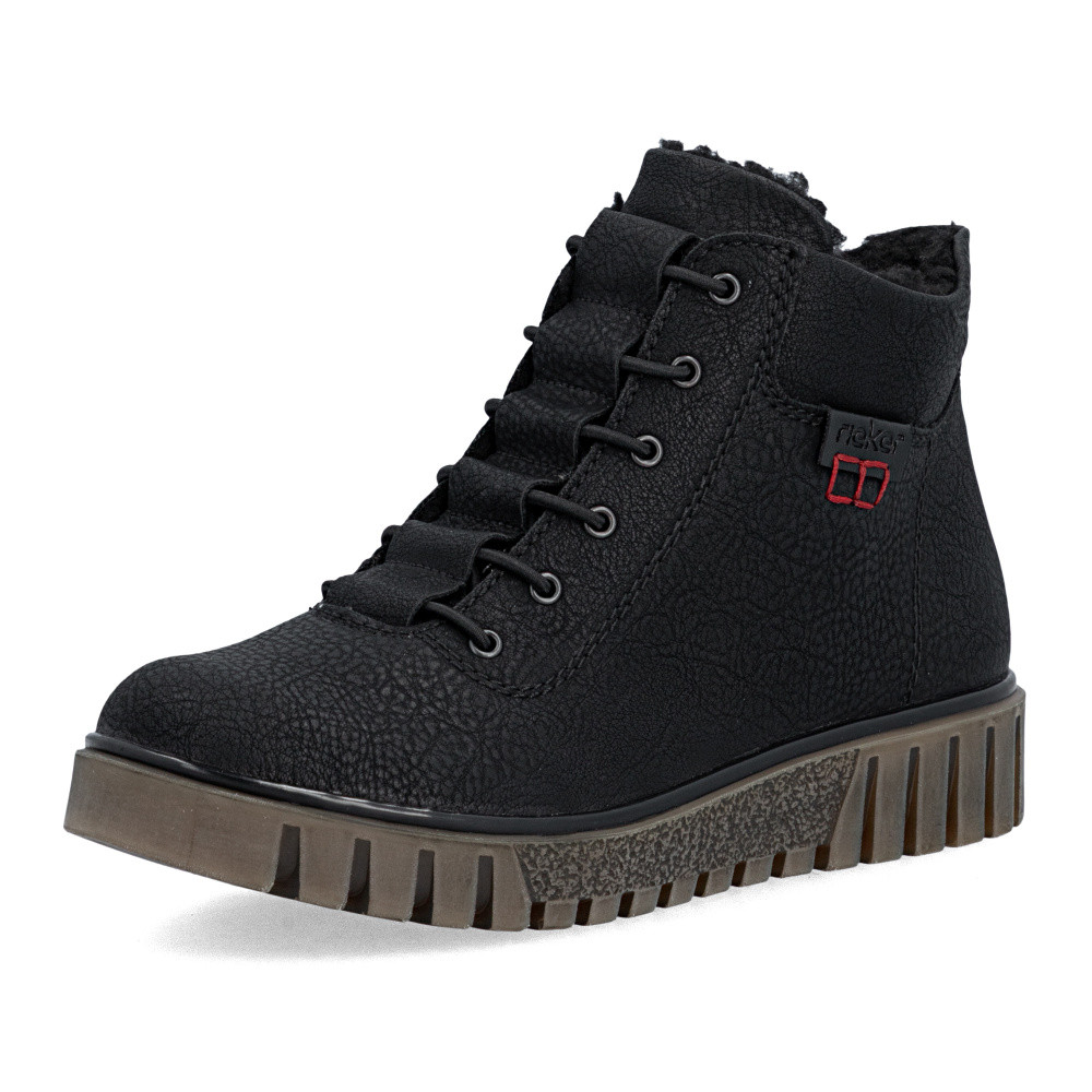 detail Dámská kotníková obuv RIEKER Y3469-00   BLACK   H/W6