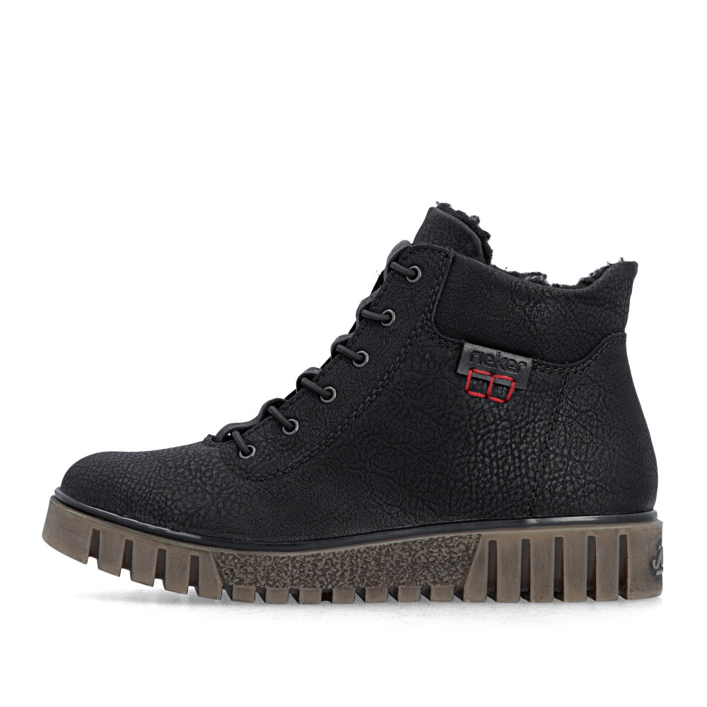 detail Dámská kotníková obuv RIEKER Y3469-00   BLACK   H/W6