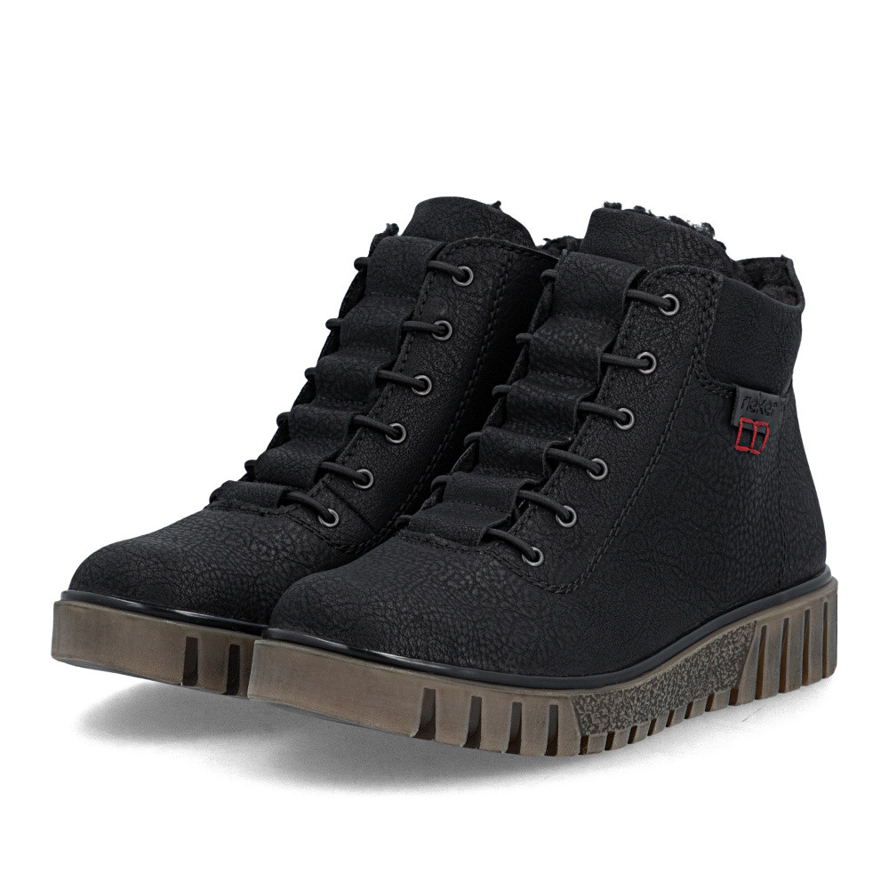 detail Dámská kotníková obuv RIEKER Y3469-00   BLACK   H/W6