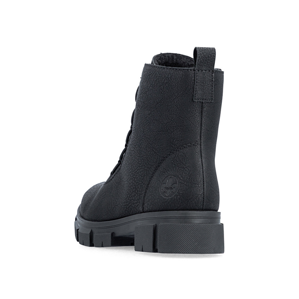 detail Dámská kotníková obuv RIEKER Y7150-01   BLACK   H/W6