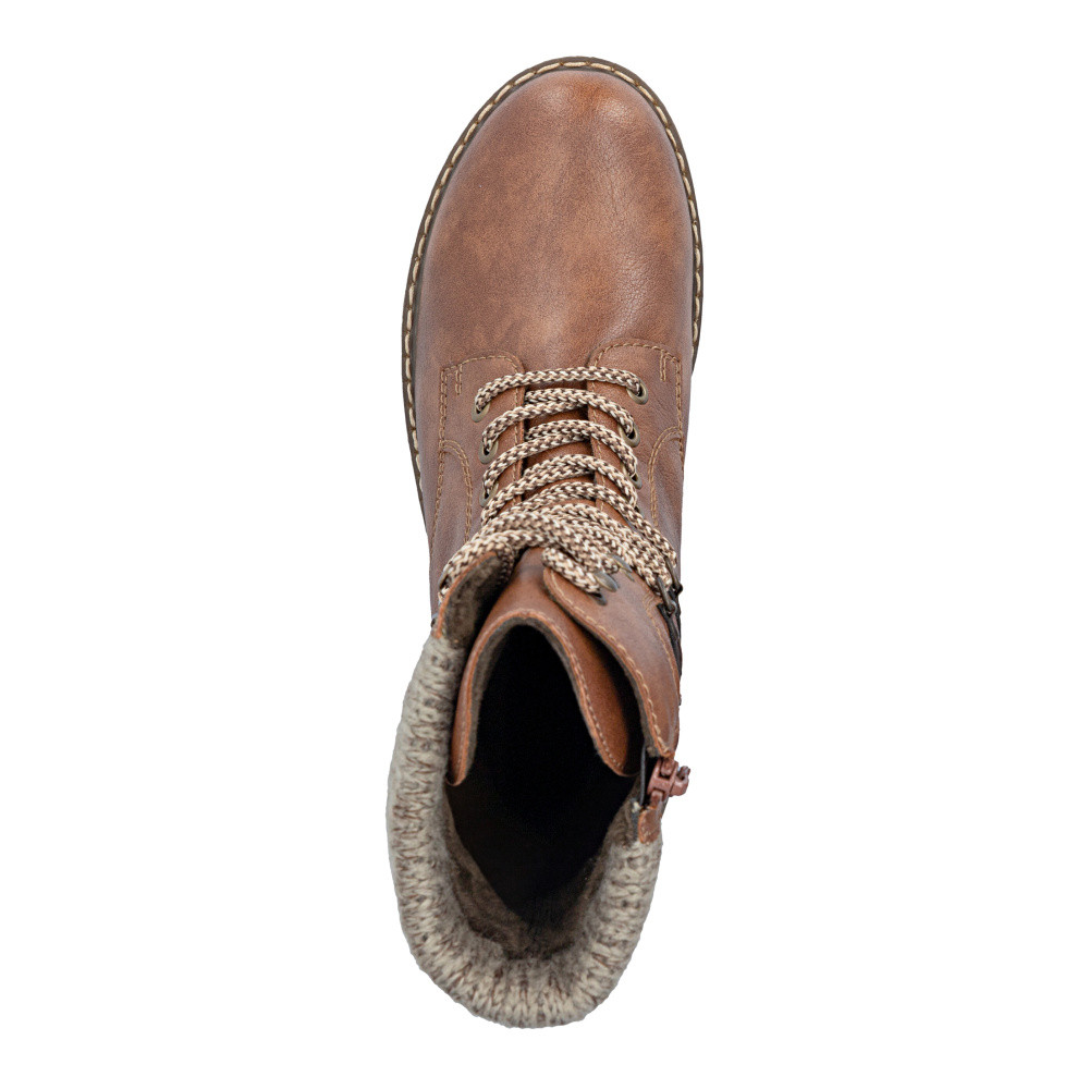 detail Dámská kotníková obuv RIEKER Y9107-24   BROWN   H/W6