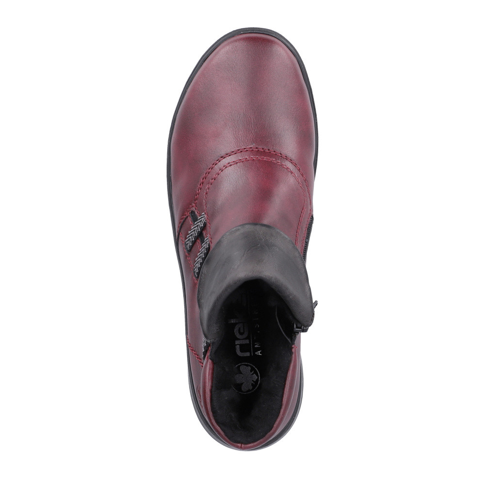 detail Dámská kotníková obuv RIEKER Z0071-35   RED   H/W6