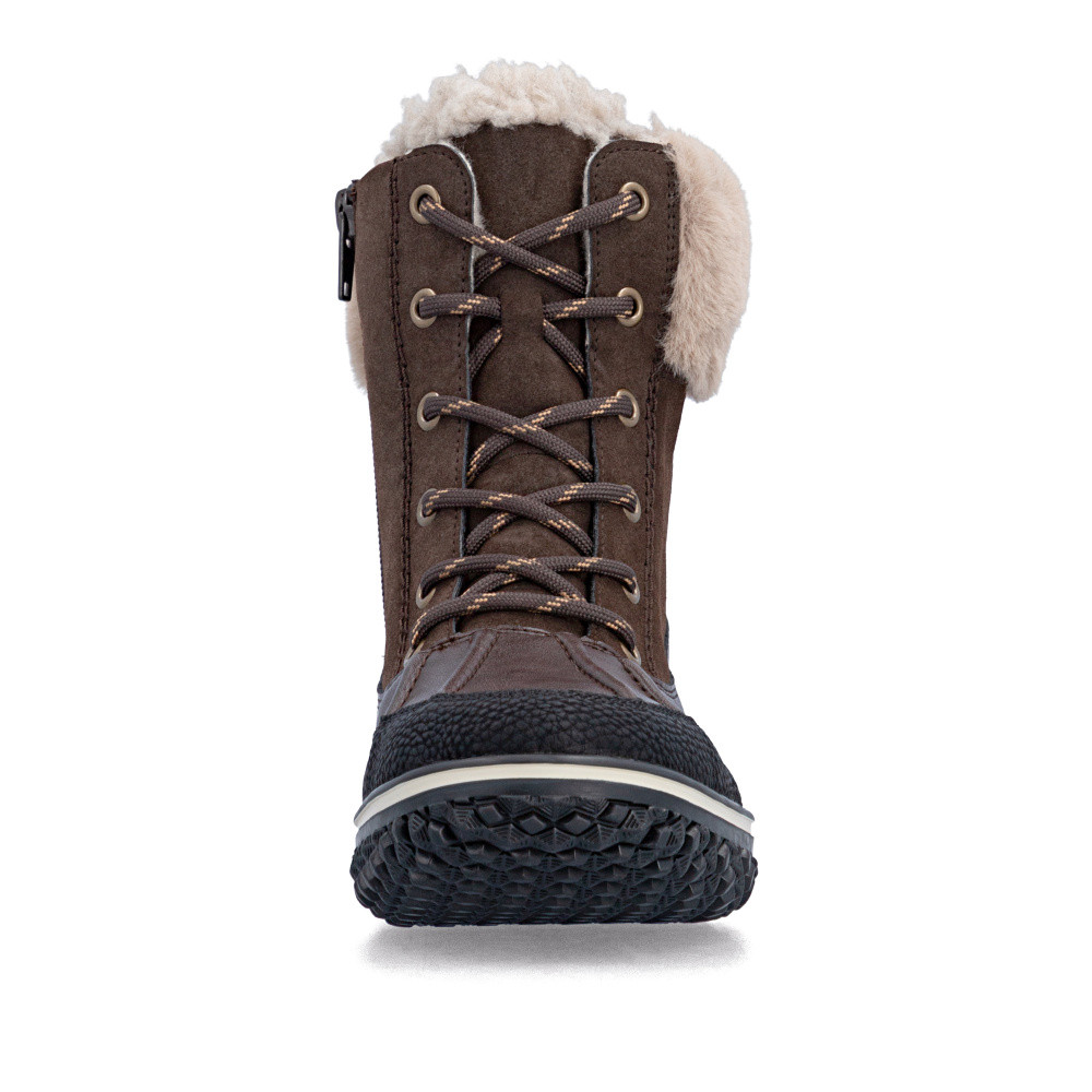 detail Dámská kotníková obuv RIEKER Z4203-25   BROWN   H/W6