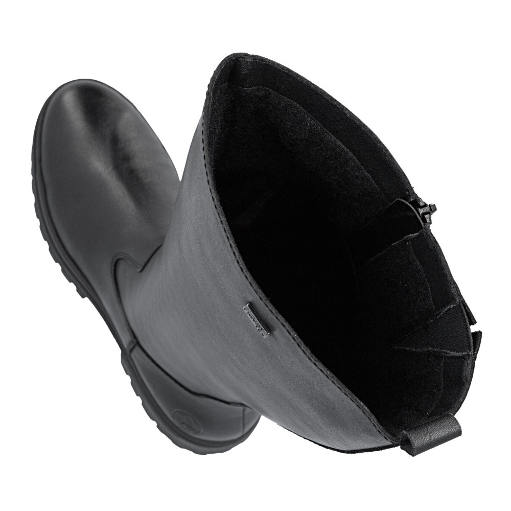 detail Dámské kozačky RIEKER Z5457-00   BLACK   H/W6