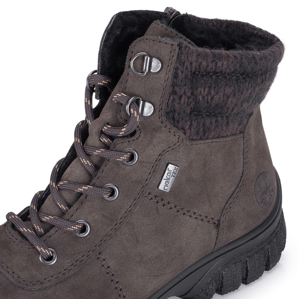 detail Dámská kotníková obuv RIEKER Z7220-26 hnědá W6