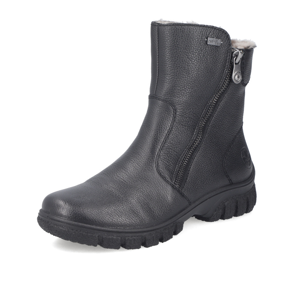 detail Dámská kotníková obuv RIEKER Z7263-00   BLACK   H/W6