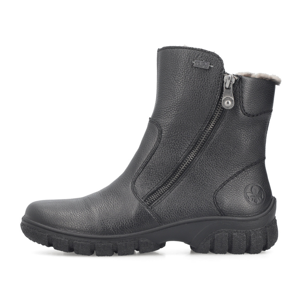 detail Dámská kotníková obuv RIEKER Z7263-00   BLACK   H/W6