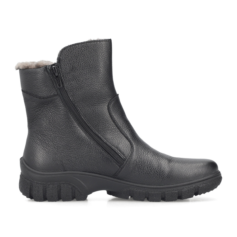 detail Dámská kotníková obuv RIEKER Z7263-00   BLACK   H/W6