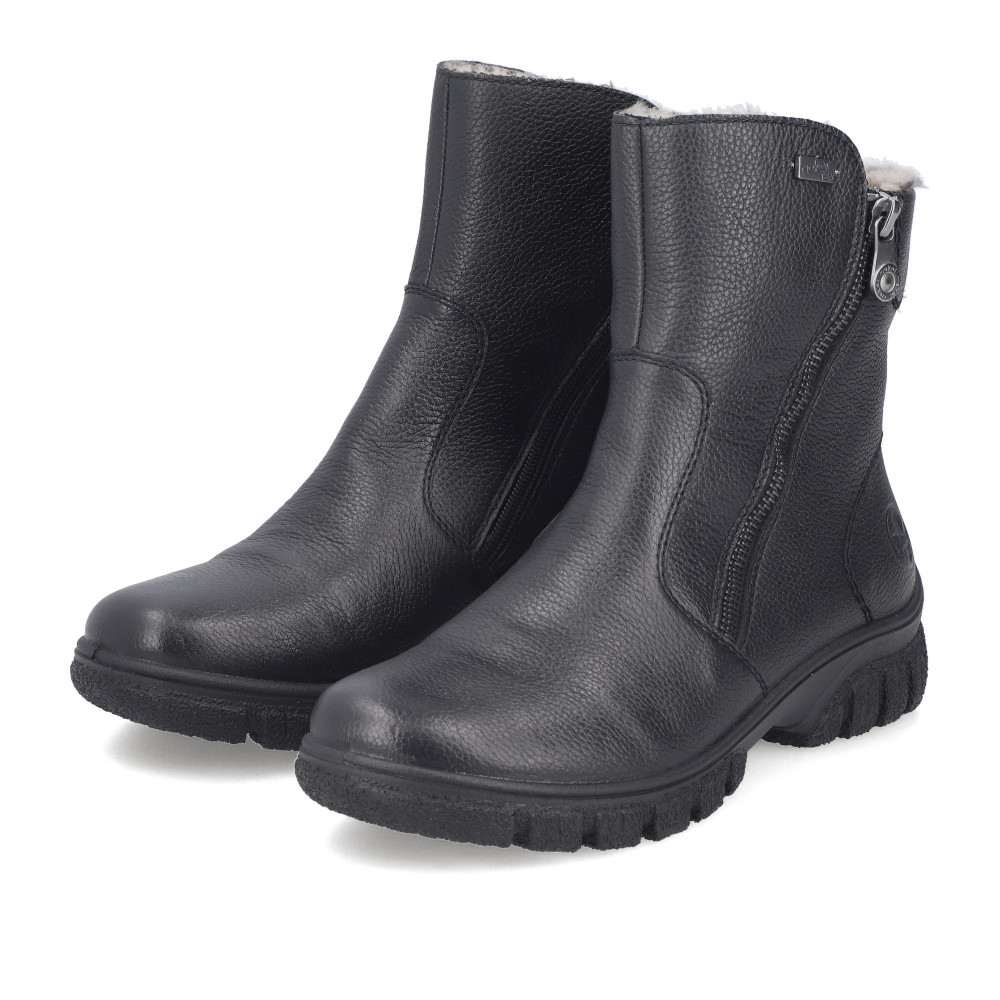 detail Dámská kotníková obuv RIEKER Z7263-00   BLACK   H/W6