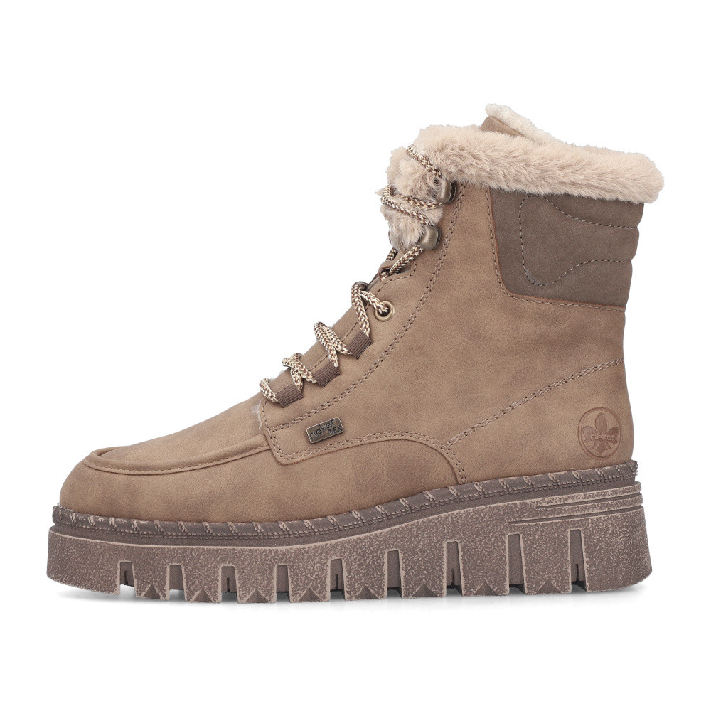 detail Dámská kotníková obuv RIEKER Z8906-20   BEIGE   H/W6