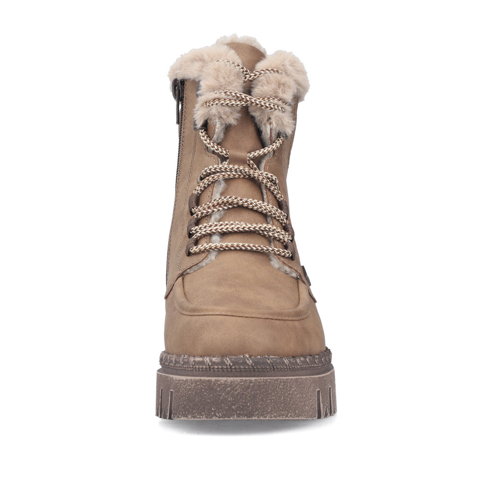 detail Dámská kotníková obuv RIEKER Z8906-20   BEIGE   H/W6