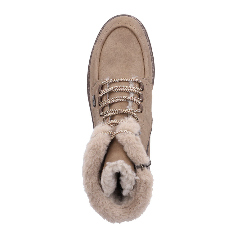 detail Dámská kotníková obuv RIEKER Z8906-20   BEIGE   H/W6