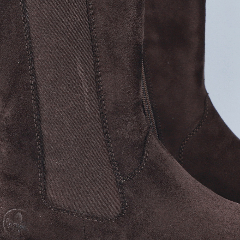 detail Dámská kotníková obuv RIEKER Z8983-25 hnědá W6
