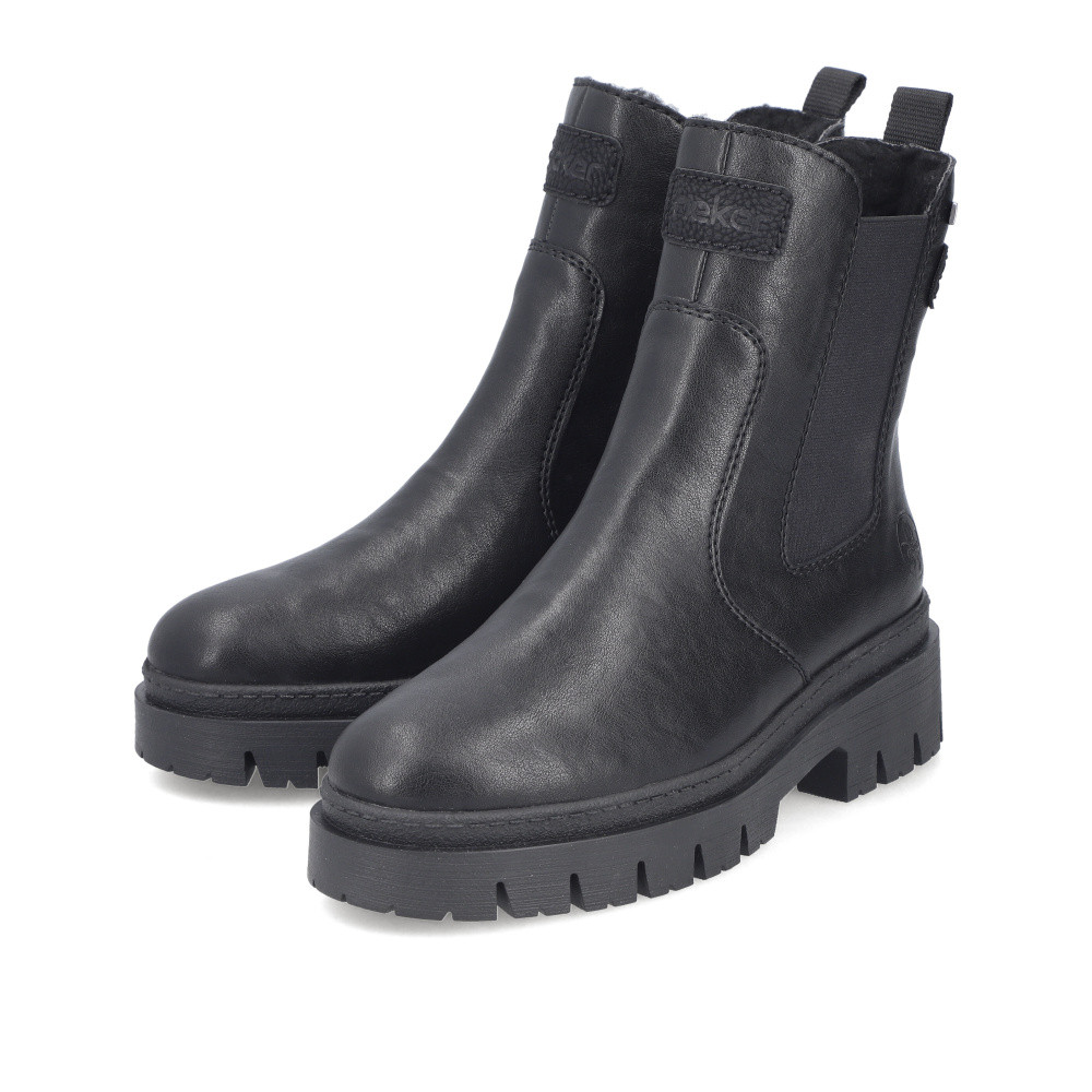 detail Dámská kotníková obuv RIEKER Z9460-00 černá W6