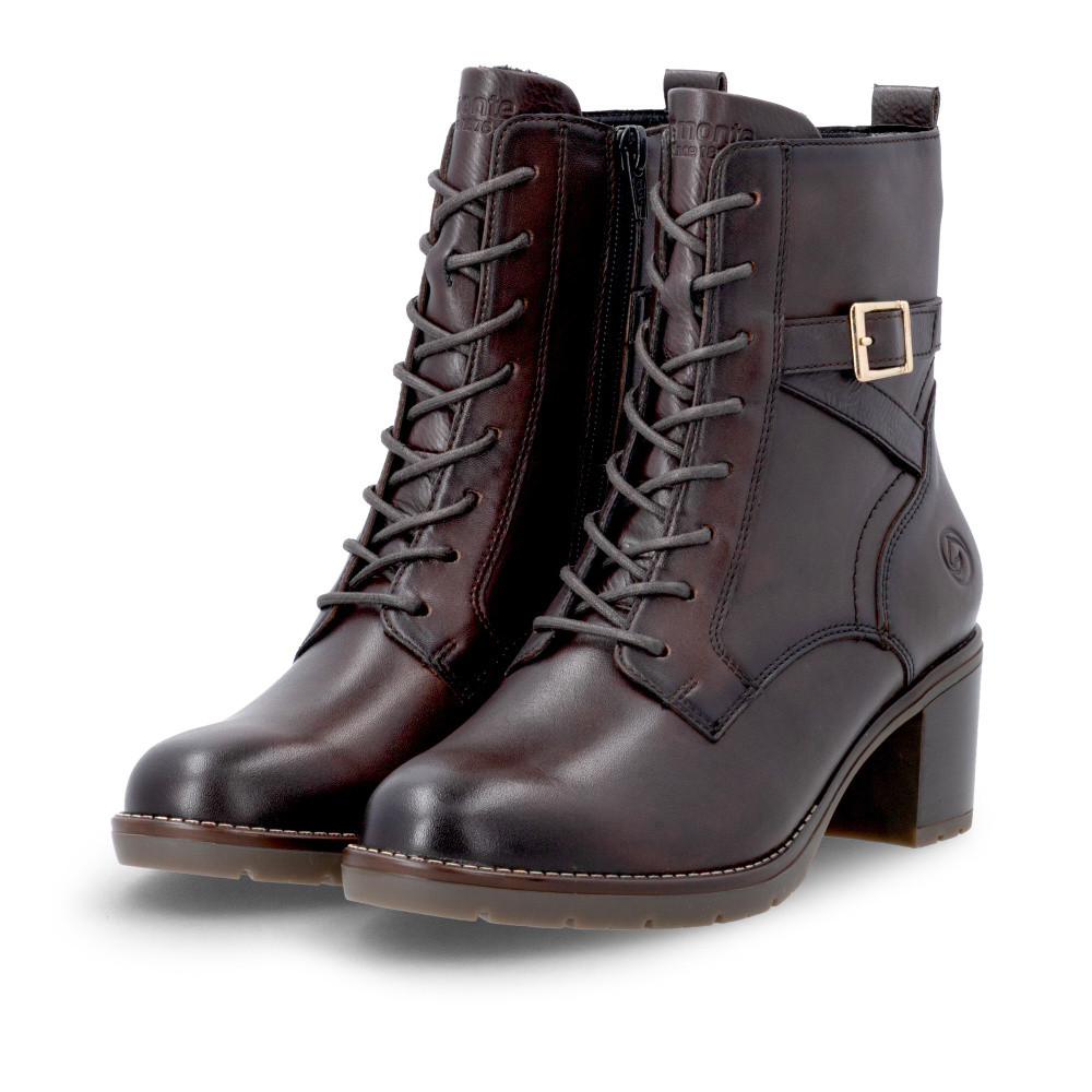 detail Dámská kotníková obuv REMONTE D2A74-26   BROWN   H/W6