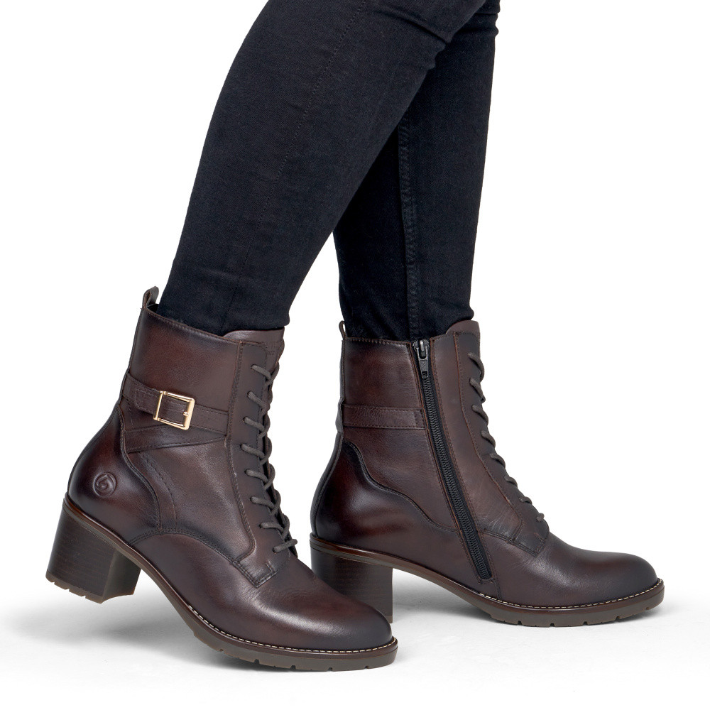 detail Dámská kotníková obuv REMONTE D2A74-26   BROWN   H/W6