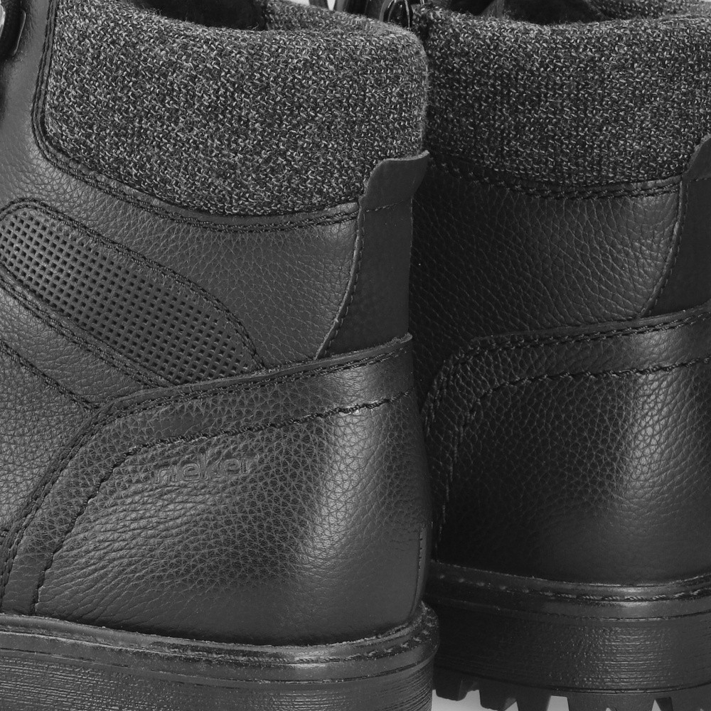 detail Pánská kotníková obuv RIEKER F3616-00 černá W6